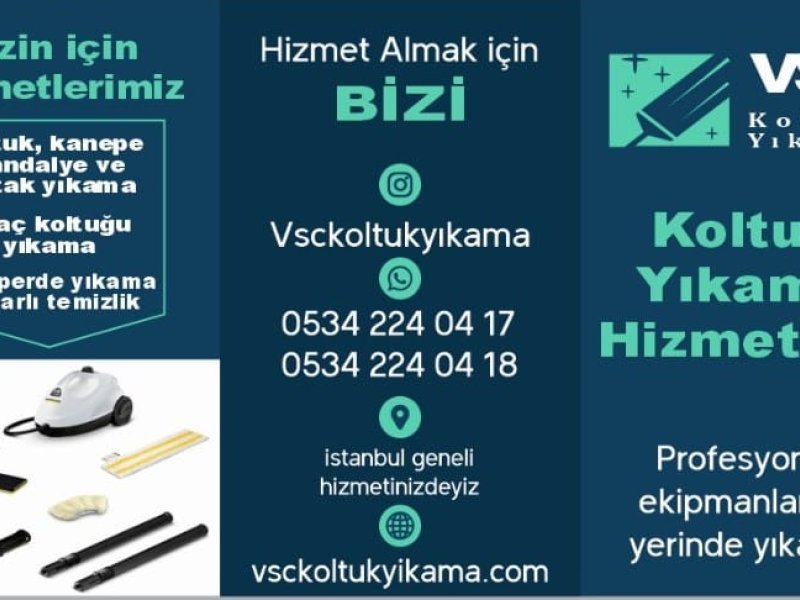 İstanbul`da Koltuk Yıkama | %100 Hijyen Garantisi | 0534 224 04 17